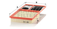 Luftfilter MANN-FILTER C 3880
