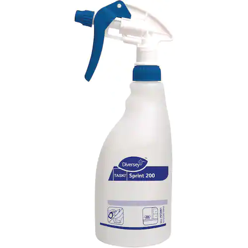 Taski Sprayflaska för kemisk användning, Sprint 200 E1b-etikett för koncentrerad rengöringsvätska 500ml