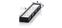 Kupéfilter MANN-FILTER CU 5041