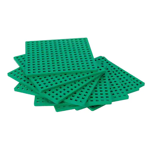 PLUS PLUS Plus-Plus Basic grön basplatta 12 pcs