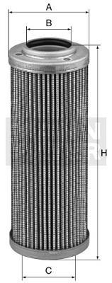Filter, drifthydraulik MANN-FILTER HD 624