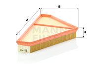 Luftfilter MANN-FILTER C 36 008
