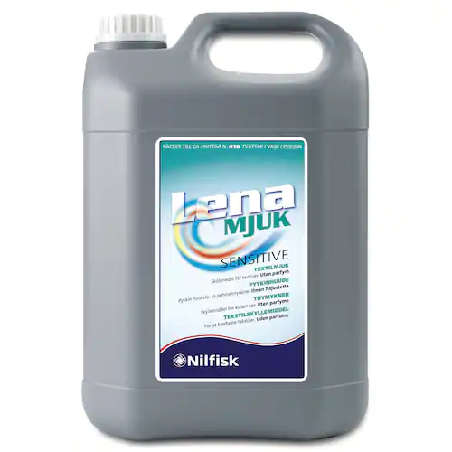 NORDEX Sköljmedel Lena Soft Sensitive för professionellt bruk, flytande koncentrat, grön, utan parfym, 5l